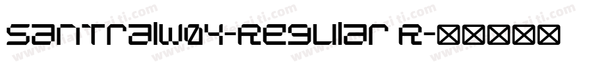 SantralW04-Regular R字体转换